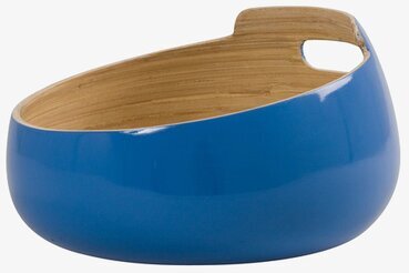 Lackad bambuskål Turkos från Rice, elegant och funktionell