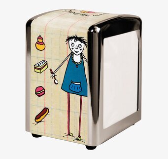 Servettställ Buskul från Derriére la porte med lekfull design