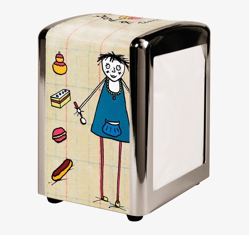 Servettställ Buskul från Derriére la porte med lekfull design