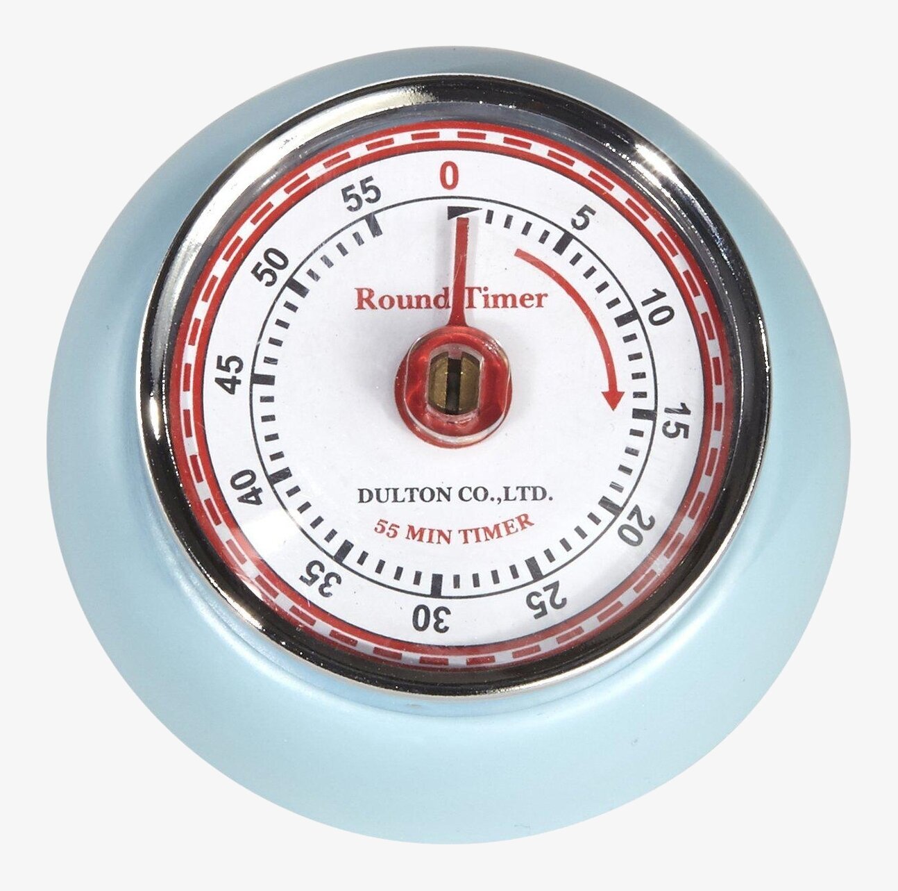 Kökstimer Matt Blå från Dulton med tydlig urtavla och design