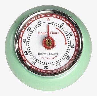 Kökstimer Matt Grön från Dulton med tydlig urtavla