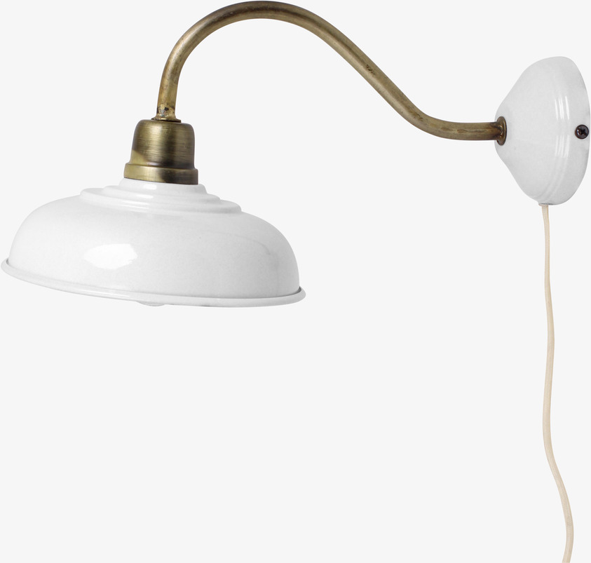 Vägglampa Birgith Vit från Strömshaga i elegant design