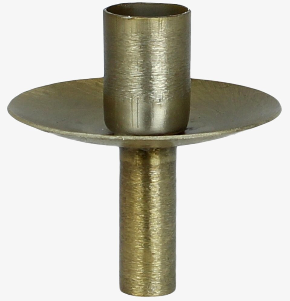 Ljushållare för Flaska Mässing från Strömshaga i fokus