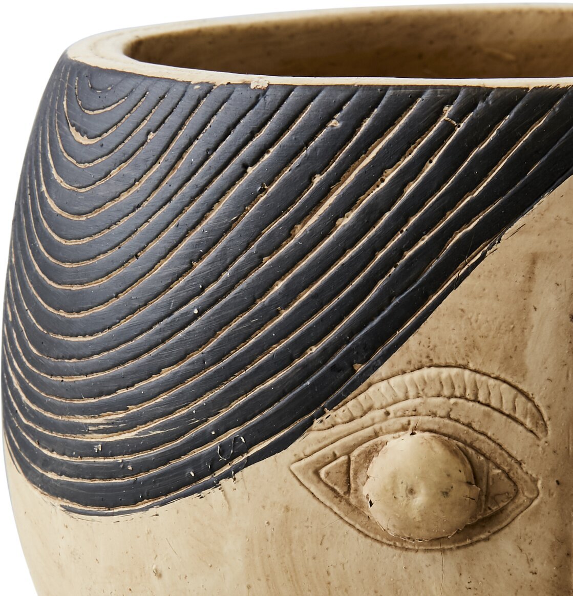 Kruka Camille S Beige/Svart från Affari med unikt mönster