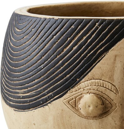 Kruka Camille S Beige/Svart från Affari med unikt mönster