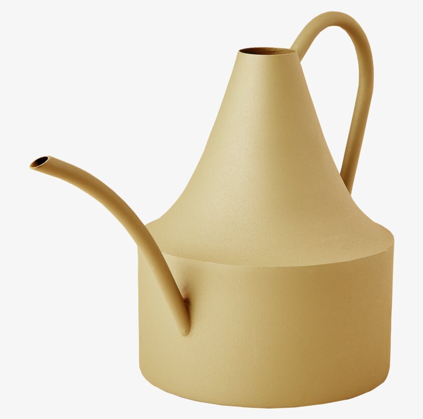 Freja Vattenkanna Senapsgul från Affari i geometrisk design