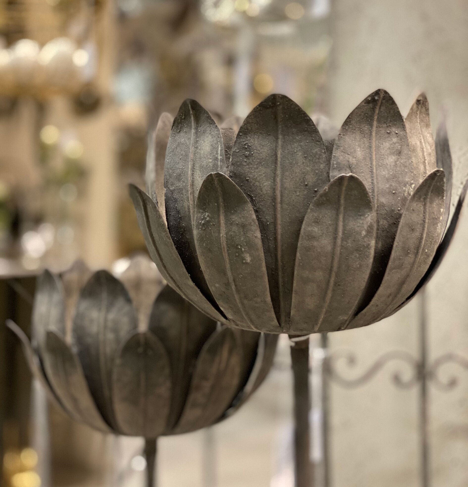 Marschallhållare Blomma Metall från A Lot Decoration