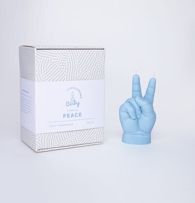 Candle Hand Baby Blue - Peace från Candlehand, realistisk hand