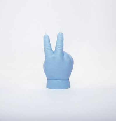 Candle Hand Baby Blue - Peace från Candlehand i blått