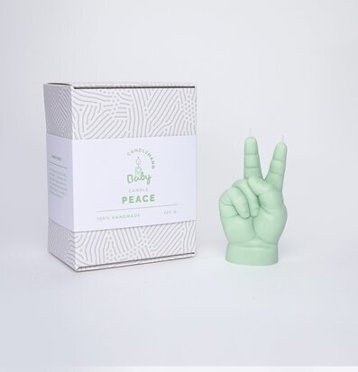 Candle Hand Baby Green - Peace från Candlehand, detaljerad hand
