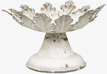 Ljusstake Med Bladdekor från Chic Antique i antik design