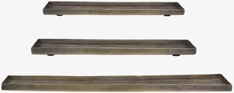 Fat Set/3 Antik Mässing från Chic Antique i olika storlekar