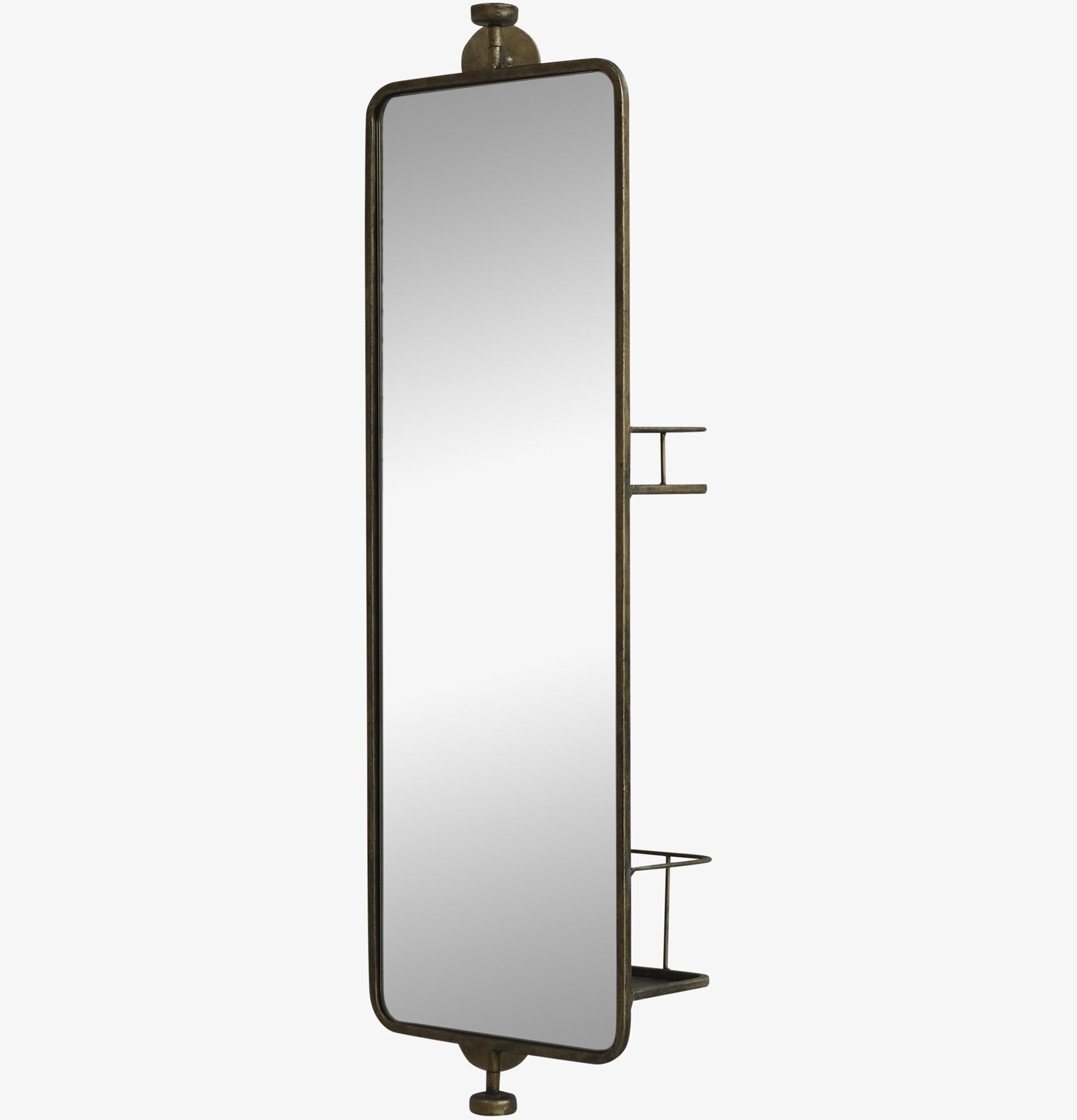 Spegel Vägg Inkl Hyllor från Chic Antique med antik finish