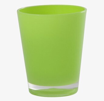 Retro Glas Grön från Rice, livfullt grönt dricksglas