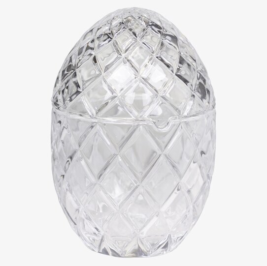 Glasägg Med Lock från Chic Antique, elegant och funktionell