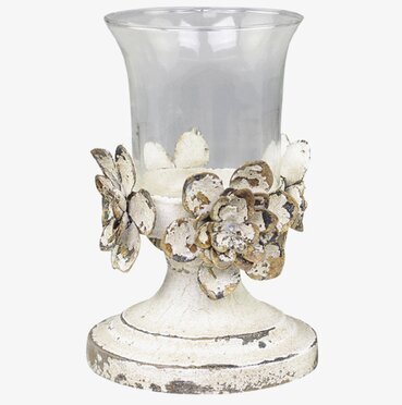 Ljushållare Blomsterdekor Liten från Chic Antique