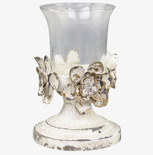 Ljushållare Blomsterdekor Liten från Chic Antique