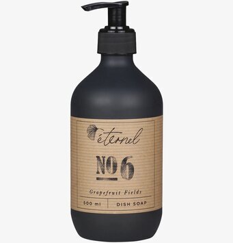 Éternel Diskmedel No.6 i svart flaska med beige etikett