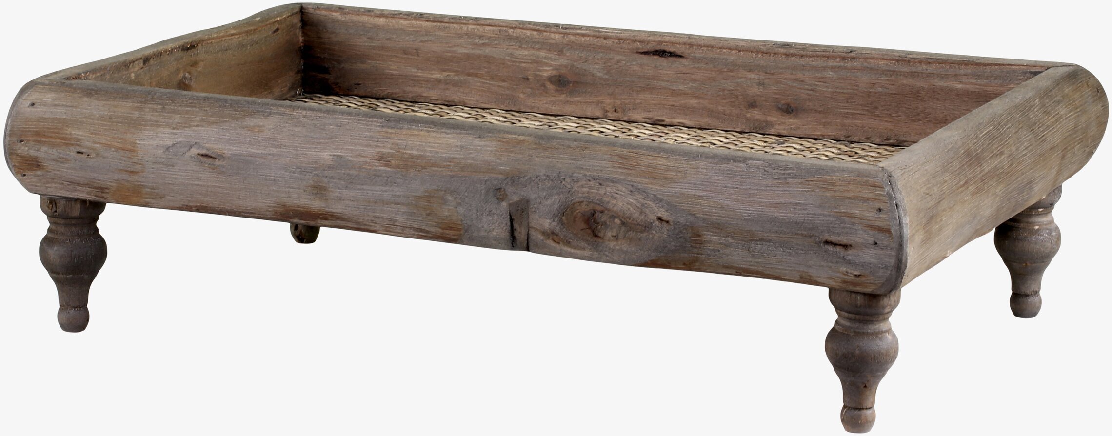 Träbricka På Fötter Liten från Chic Antique i naturligt trä