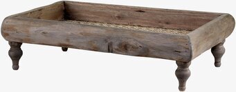 Träbricka På Fötter Liten från Chic Antique i naturligt trä