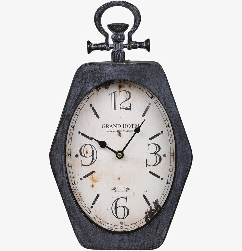 Väggklocka Antiksvart från Chic Antique med antik design