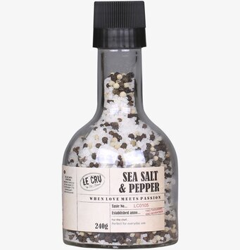 LE CRU Havsalt & Peppar Kvarn från Le Cru i genomskinlig design