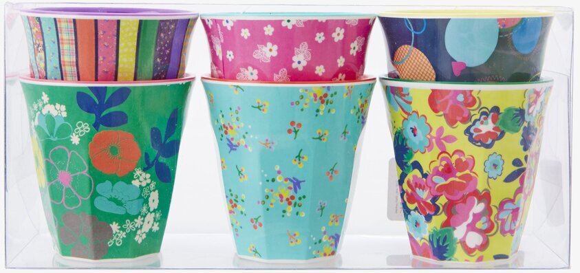 Små muggar - Chill från Rice med färgglada mönster