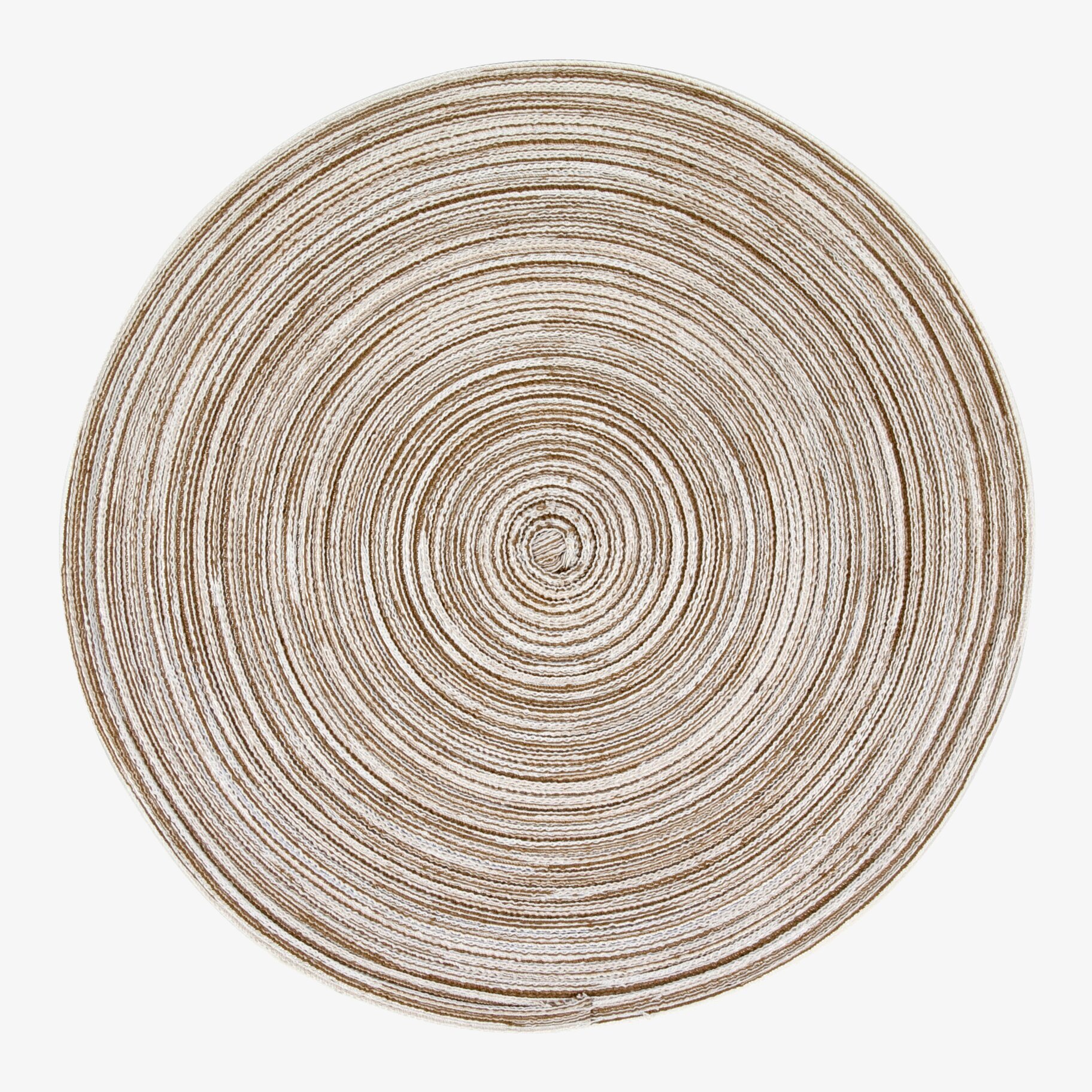 Tablett Dart beige från Dixie med flätad textur i beige ton