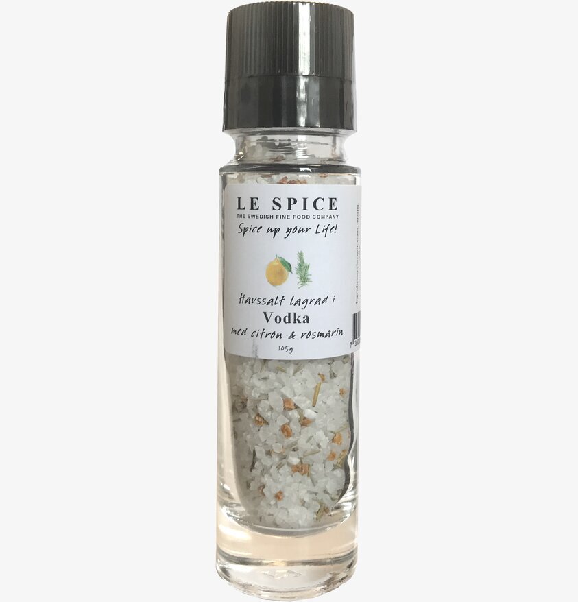 Havssalt Vodka Med Citron & Rosmarin från Le Spice i burk