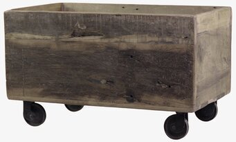 Grimaud Trälåda På Hjul från Chic Antique i återvunnet trä