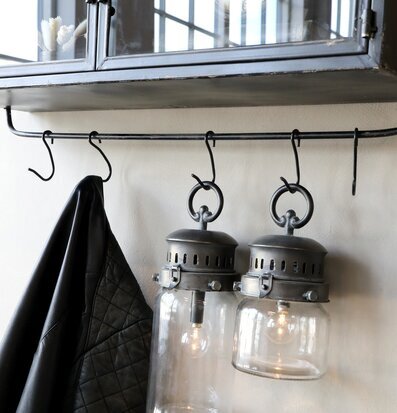 Fransk Lanterna LED Antikgrå från Chic Antique på krok