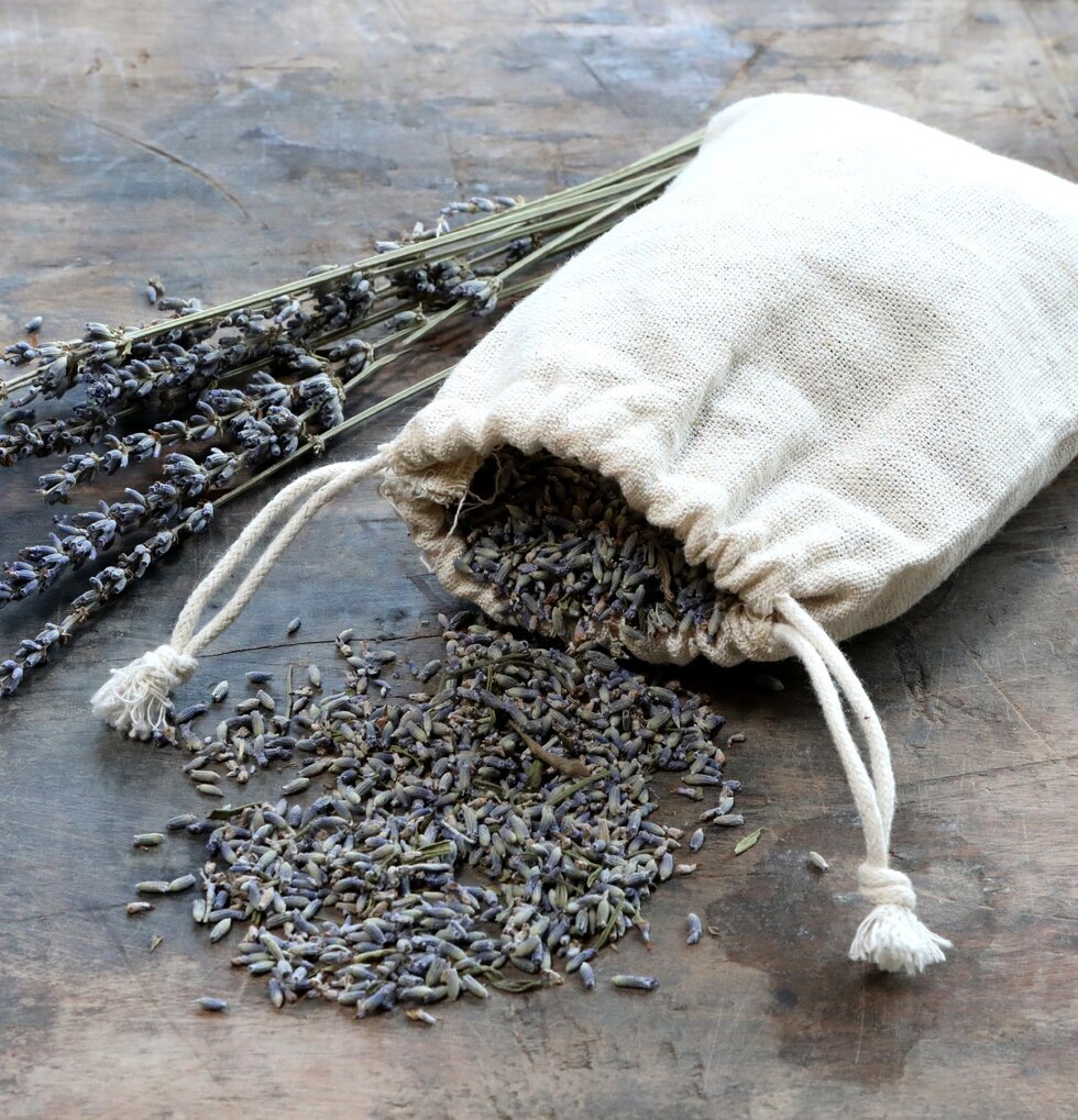 Potpurri Lavendel 50 g från Chic Antique i linnepåse