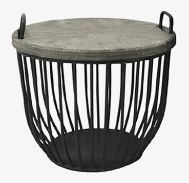 Soffbord Antiksvart Mellan från Chic Antique i industriell stil