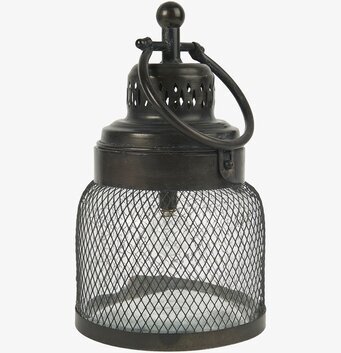 Lanterna LED Metall Nät från IB Laursen i metall och glas