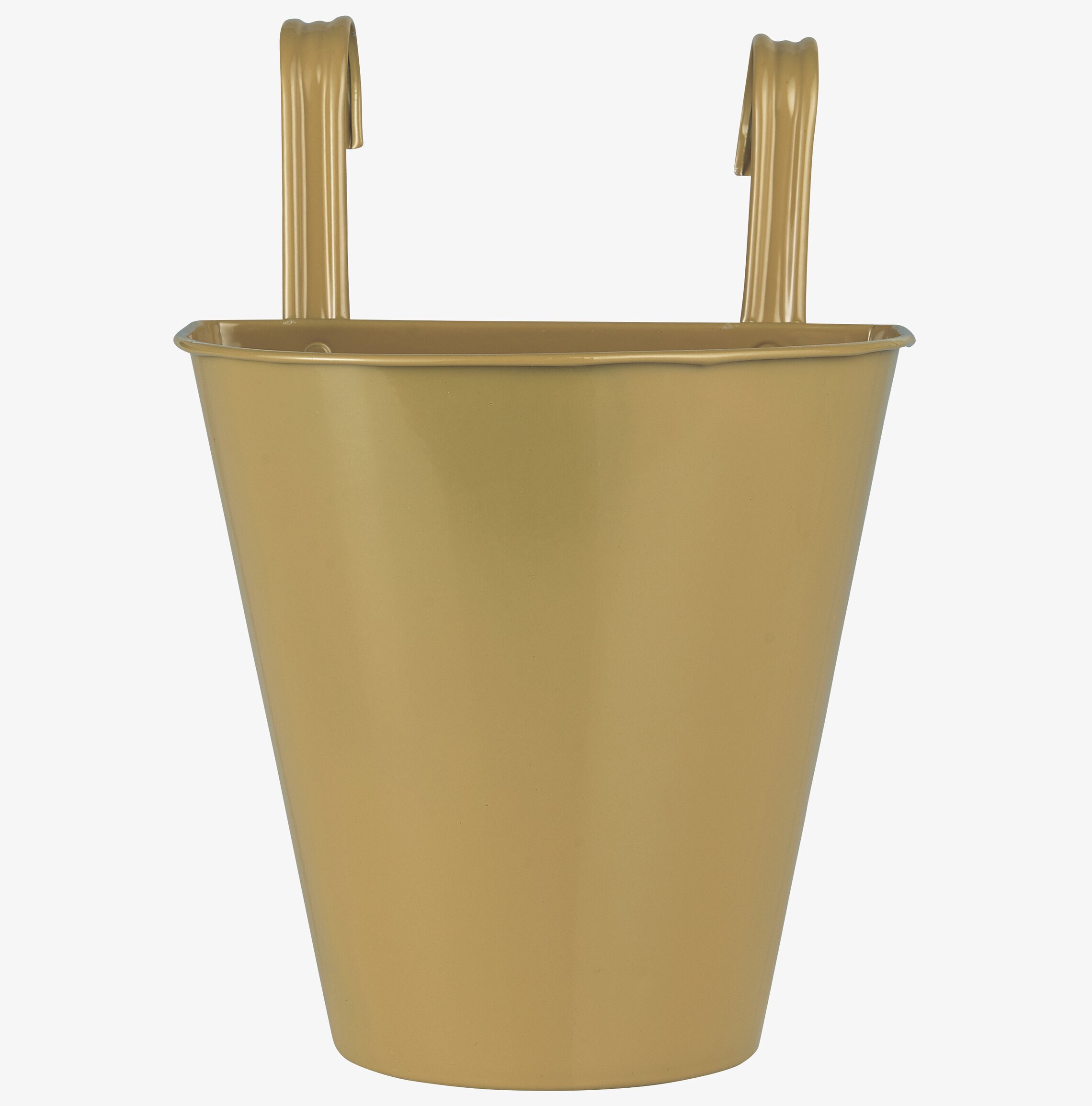 Väggkruka Senapsgul från IB Laursen mot neutral bakgrund