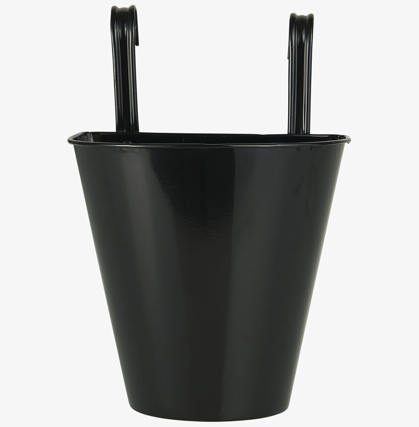 Väggkruka Svart från IB Laursen i pulverlackerad metall