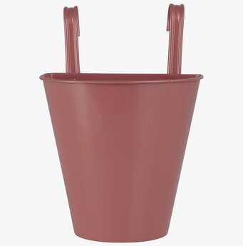 Väggkruka Faded Rose från IB Laursen i dämpad rosa färg