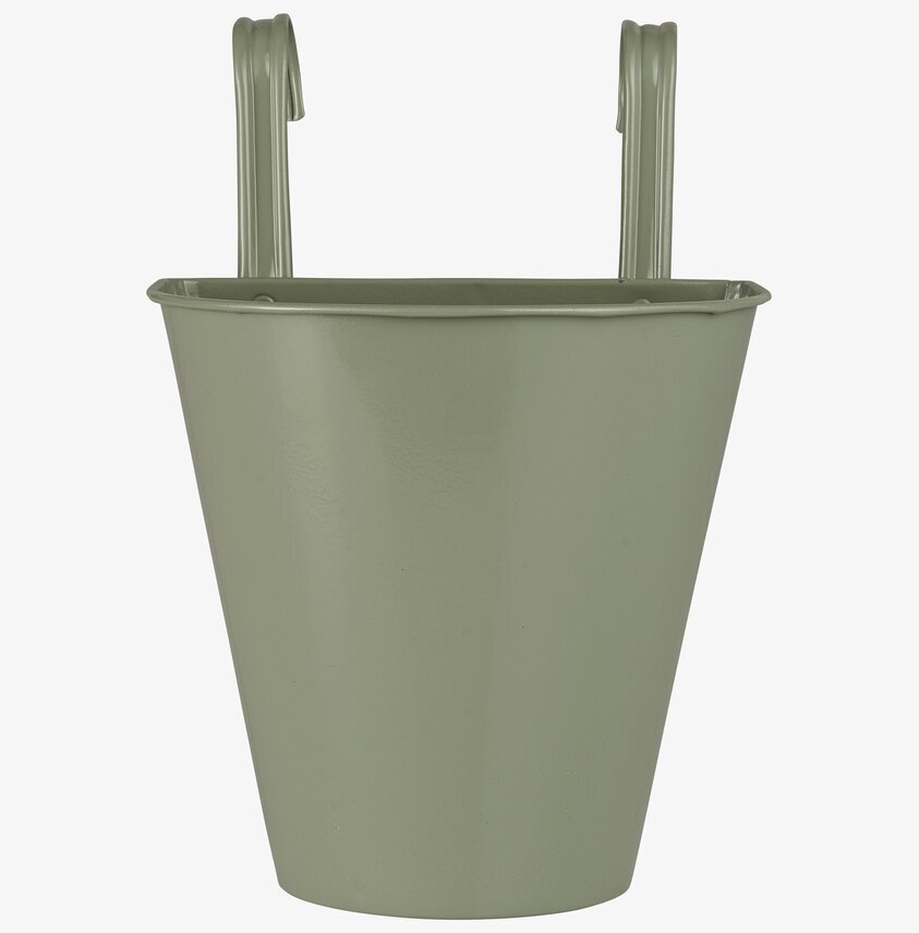 Väggkruka Light Green från IB Laursen, hängande på vägg