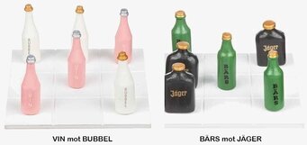 Tre I Rad - Vin & Bubbel från Different Design spelset