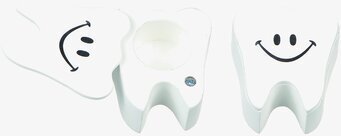 Trälåda Tand Med Ögon/Mun från Different Design för barn