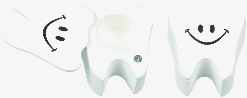 Trälåda Tand Med Ögon/Mun från Different Design för barn