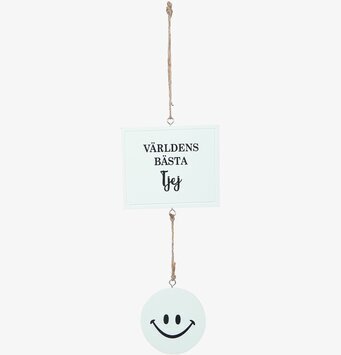 Skylt - Världens Bästa Tjej från Different Design, tvådelad