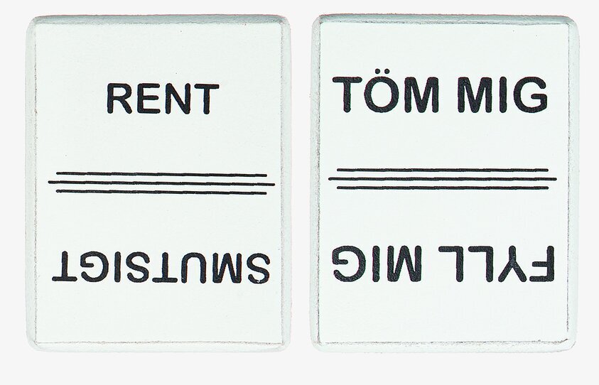 Magnet Till Diskmaskin från Different Design med tydlig text