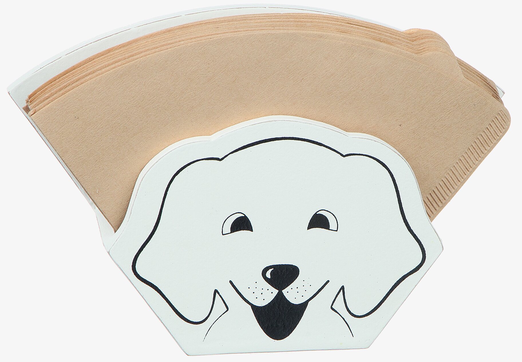 Kaffefilter Hållare Hund från Different Design i köksmiljö