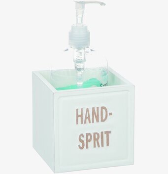 Trälåda Handsprit från Different Design för hygien och stil