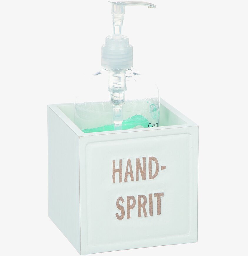 Trälåda Handsprit från Different Design för hygien och stil