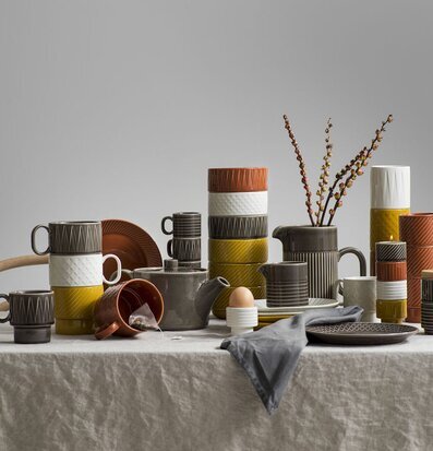 Sagaform Coffee & More Kaffemugg Terrakotta i dukning