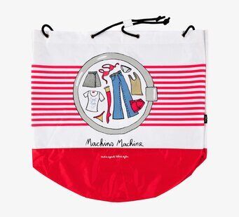 Tvättsäck Röd från Derriére la porte med lekfull design