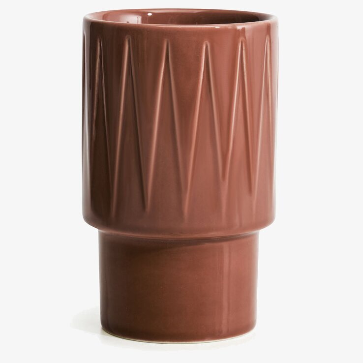 Coffee & More Lattemugg Terrakotta från Sagaform på bord