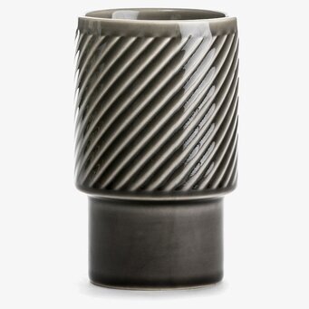 Sagaform Coffee & More Lattemugg Grå med reliefmönster